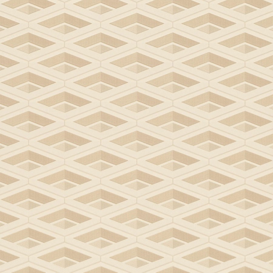 Luxusní béžová geometrická vliesová tapeta na zeď Z76036, Vision, Zambaiti Parati - Vliesové tapety