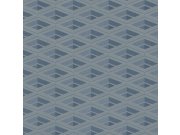Tapety Yara Tapety dle materiálu Vliesové tapety - Modro-stříbrná geometrická vliesová tapeta na zeď Z76050, Vision, Zambaiti Parati Modro-stříbrná geometrická vliesová tapeta na zeď Z76050, Vision, Zambaiti Parati