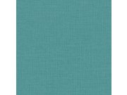 Tyrkysová vliesová tapeta na zeď, imitace látky MN1012, Maison, Grandeco