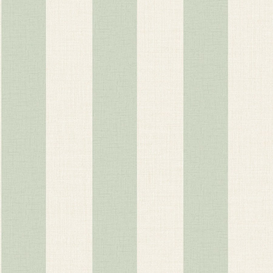 Zeleno-béžová vliesová tapeta pruhy MN4009, Maison, Grandeco