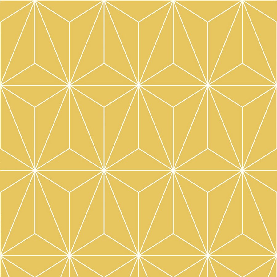 Žlutá geometrická vliesová tapeta na zeď 104741, Formation, Graham & Brown - Vliesové tapety