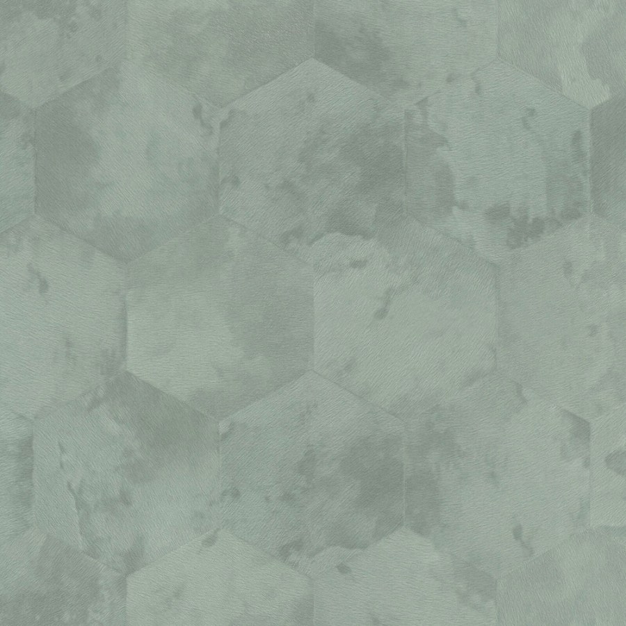 Zelená geometrická vliesová tapeta s vinylovým povrchem Z80006 Philipp Plein, Zambaiti Parati - Vliesové tapety