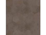 Šedo-hnědá geometrická vliesová tapeta s vinylovým povrchem Z80009 Philipp Plein, Zambaiti Parati