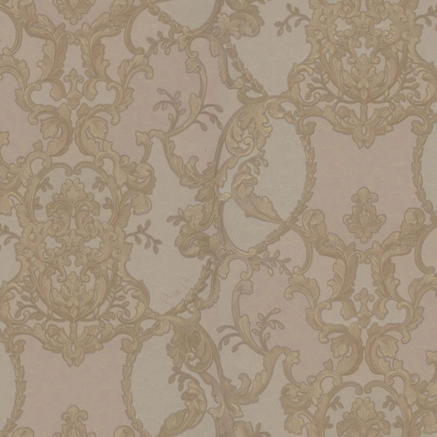 Tapety Yara - Tapety dle materiálu - Vliesové tapety - Zlato-béžová ornamentální vliesová tapeta s vinylovým povrchem Z80037 Philipp Plein, Zambaiti Parati Zlato-béžová ornamentální vliesová tapeta s vinylovým povrchem Z80037 Philipp Plein, Zambaiti Parati - Vliesové tapety