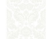 Bílá vliesová zámecká tapeta flock, 104565 Eternal, Graham&Brown