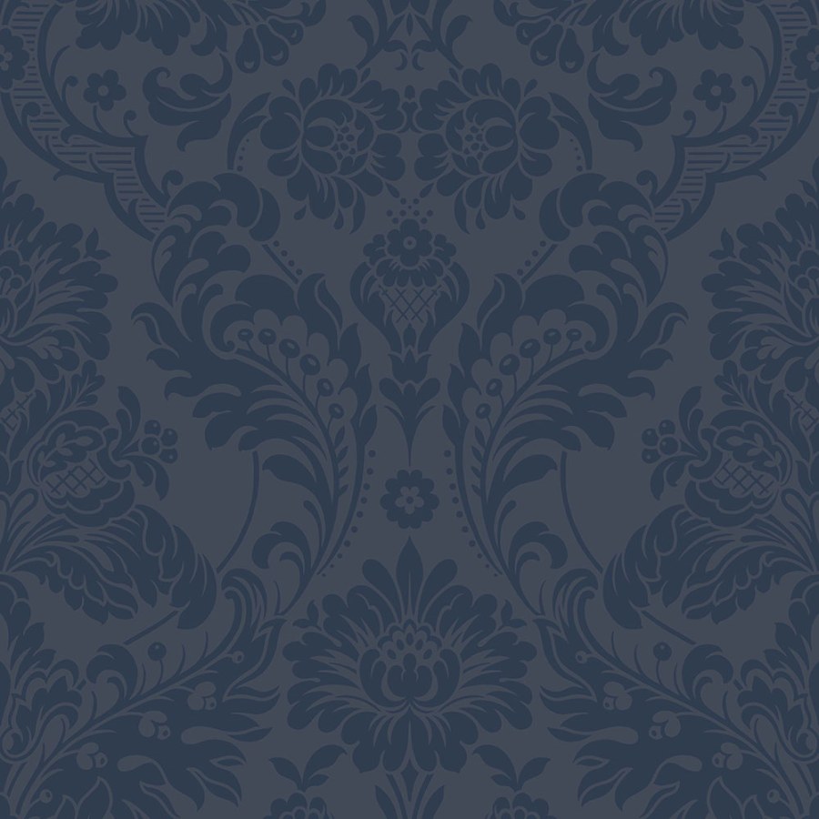 Modrá vliesová tapeta flock 104563 Eternal, Graham&Brown - Vliesové tapety