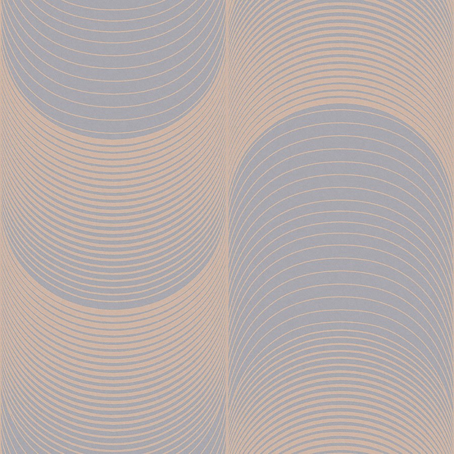 Luxusní vliesová tapeta měděné vlnky, 115067 Eternal, Graham&Brown - Vliesové tapety