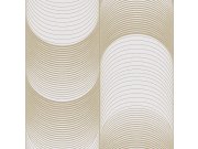 Luxusní vliesová tapeta zlaté vlnky 115075 Eternal, Graham&Brown