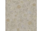 Tapety Yara Zambaiti Parati - Béžová vliesová tapeta na zeď květiny, Z66803, Satin Flowers, Zambaiti Parati Béžová vliesová tapeta na zeď květiny, Z66803, Satin Flowers, Zambaiti Parati