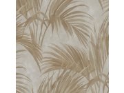 Tapety Yara Zambaiti Parati - Béžová vliesová tapeta na zeď, Listy, Z66826, Satin Flowers, Zambaiti Parati Béžová vliesová tapeta na zeď, Listy, Z66826, Satin Flowers, Zambaiti Parati