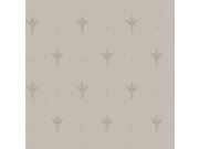 Béžová vliesová zámecká tapeta na zeď, Z66849, Satin Flowers, Zambaiti Parati