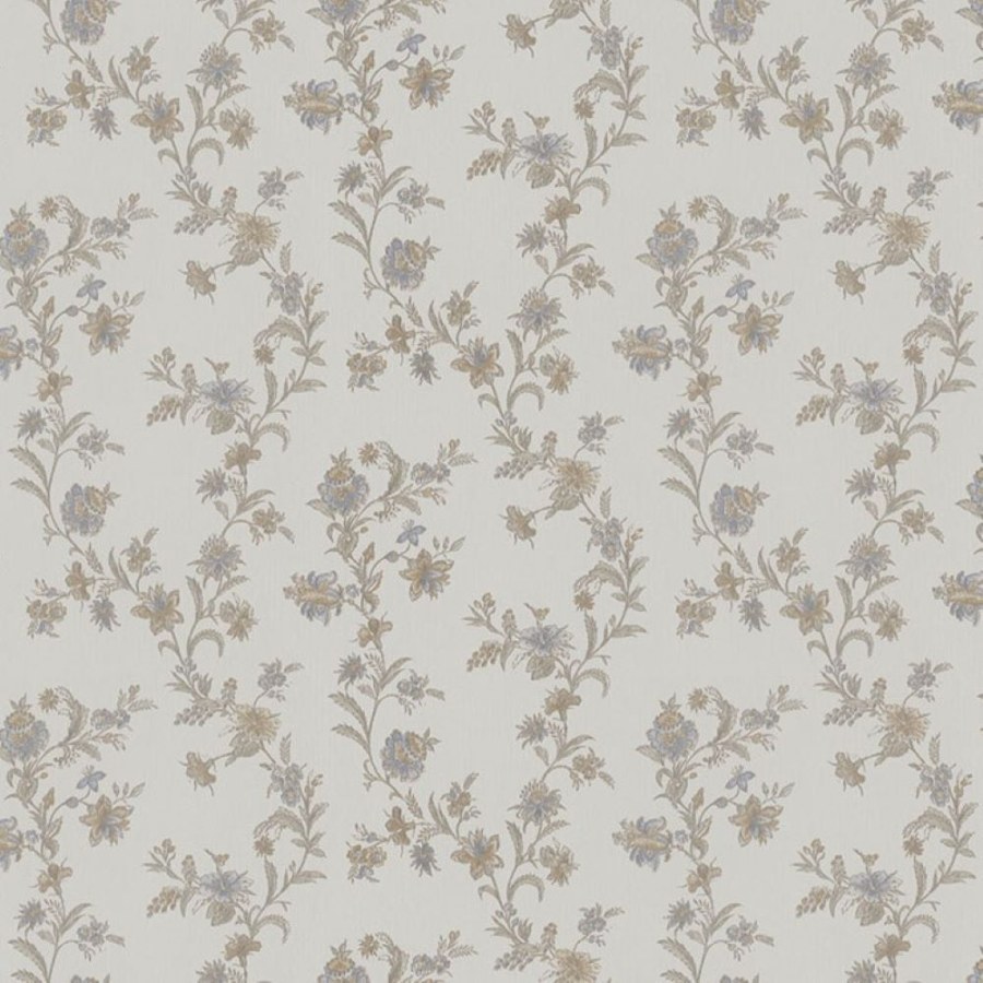 Bílá vliesová tapeta na zeď květiny, Z66856, Satin Flowers, Zambaiti Parati - Vliesové tapety