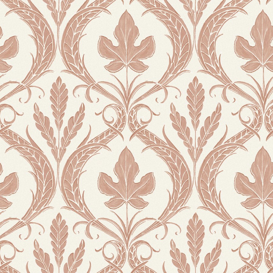 Předklížená tapeta na zeď, listy, ornamenty DM4923, Damask, York - Papírové tapety
