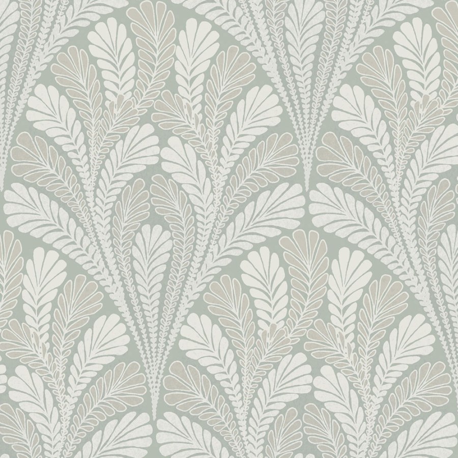 Tapety Yara - Tapety dle materiálu - Papírové tapety - Zelená předklížená tapeta na zeď, listy DM5023, Damask, York Zelená předklížená tapeta na zeď, listy DM5023, Damask, York - Papírové tapety