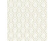 Béžová předklížená tapeta, damaškový vzor DM5025, Damask, York