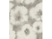 Šedo-hnědá květinová vliesová tapeta na zeď, EV3963, Candice Olson Casual Elegance, York