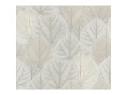 Šedostříbrná vliesová tapeta na zeď, listy OS4246, Modern Nature II, York
