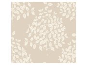 Metalická vliesová tapeta, bílé větvičky, listy OS4253, Modern nature II, York