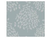 Šedomodrá tapeta na zeď, větvičky, listy OS4254, Modern nature II, York