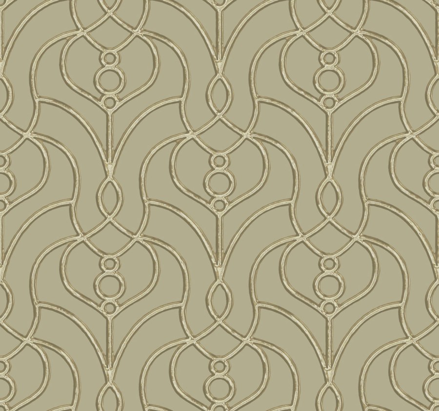 Béžová zámecká vliesová tapeta na zeď, EV3947, Candice Olson Casual Elegance, York - Vliesové tapety