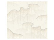 Krémová vliesová tapeta na zeď, puntíky, perly OS4266, Modern nature II, York