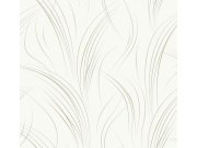 Elegantní bílá geometrická vliesová tapeta na zeď, EV3939, Candice Olson Casual Elegance, York