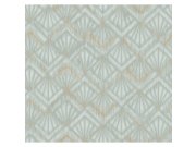 Tyrkysová vliesová tapeta na zeď, lastury OS4273, Modern nature II, York