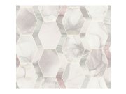 Šedofialová tapeta, imitace mramorového obkladu OS4284, Modern nature II, York