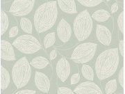 Tapety Yara Tapety dle materiálu Vliesové tapety - Zeleno-bílá vliesová tapeta na zeď, listy, EV3921, Candice Olson Casual Elegance, York Zeleno-bílá vliesová tapeta na zeď, listy, EV3921, Candice Olson Casual Elegance, York
