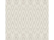 Béžovo-růžová geometrická vliesová tapeta na zeď, EV3911, Candice Olson Casual Elegance, York