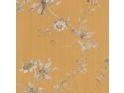 Žlutá vliesová květinová tapeta na zeď, 220903, Preloved, BN Walls