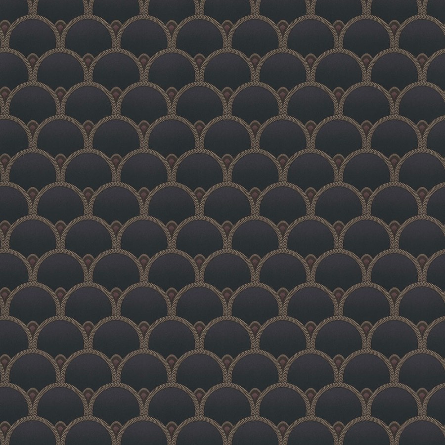 Černá vliesová zámecká tapeta na zeď 220921, Preloved, Inspire, BN Walls