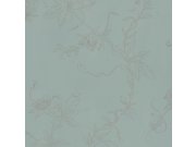 Modrá vliesová květinová tapeta na zeď, 220942, Preloved, BN Walls