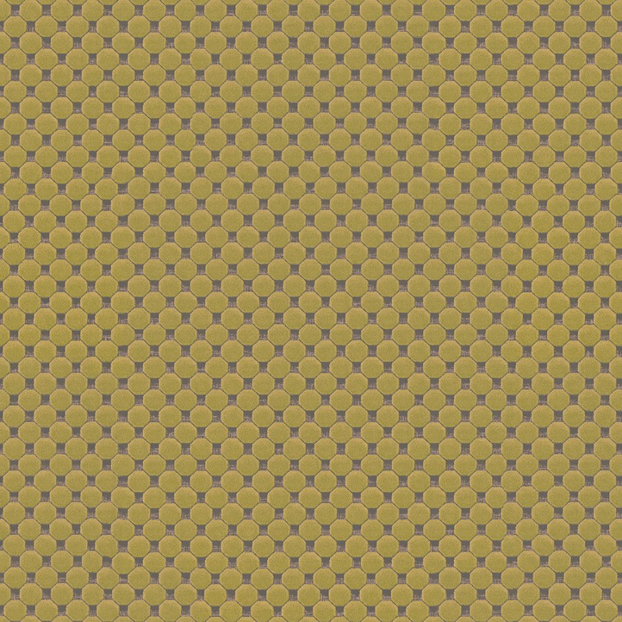 Žlutá geometrická vliesová tapeta, 220962, Preloved, BN Walls