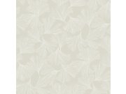 Tapety Yara Tapety dle materiálu Vliesové tapety - Krémová vliesová tapeta na zeď, bílé listy ginkga DD3744, Dazzling Dimensions 2, York Krémová vliesová tapeta na zeď, bílé listy ginkga DD3744, Dazzling Dimensions 2, York