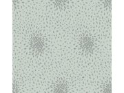 Tapety Yara Tapety dle materiálu Vliesové tapety - Modro-stříbrná vliesová tapeta s listy, MD7101, Modern Metals, York Modro-stříbrná vliesová tapeta s listy, MD7101, Modern Metals, York