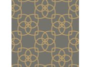 Luxusní hnědozlatá vliesová tapeta s ornamenty Y6200204, Dazzling Dimensions 2, York