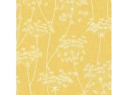 Okrová vliesová tapeta s květy 105747, Vavex 2024