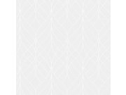 Šedá geometrická vliesová tapeta na zeď, M41900, Adéle, Ugépa