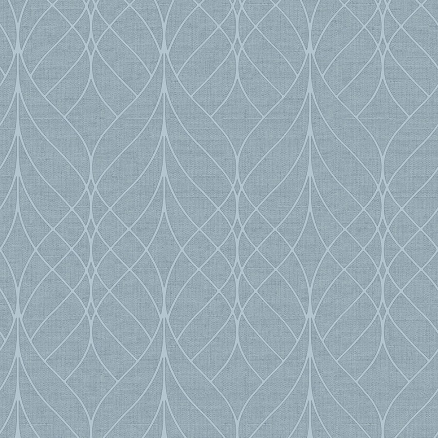 Modrá geometrická vliesová tapeta na zeď, M41901, Adéle, Ugépa - Vliesové tapety