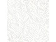 Šedá vliesová tapeta na zeď, Listy, M52500, Adéle, Ugépa