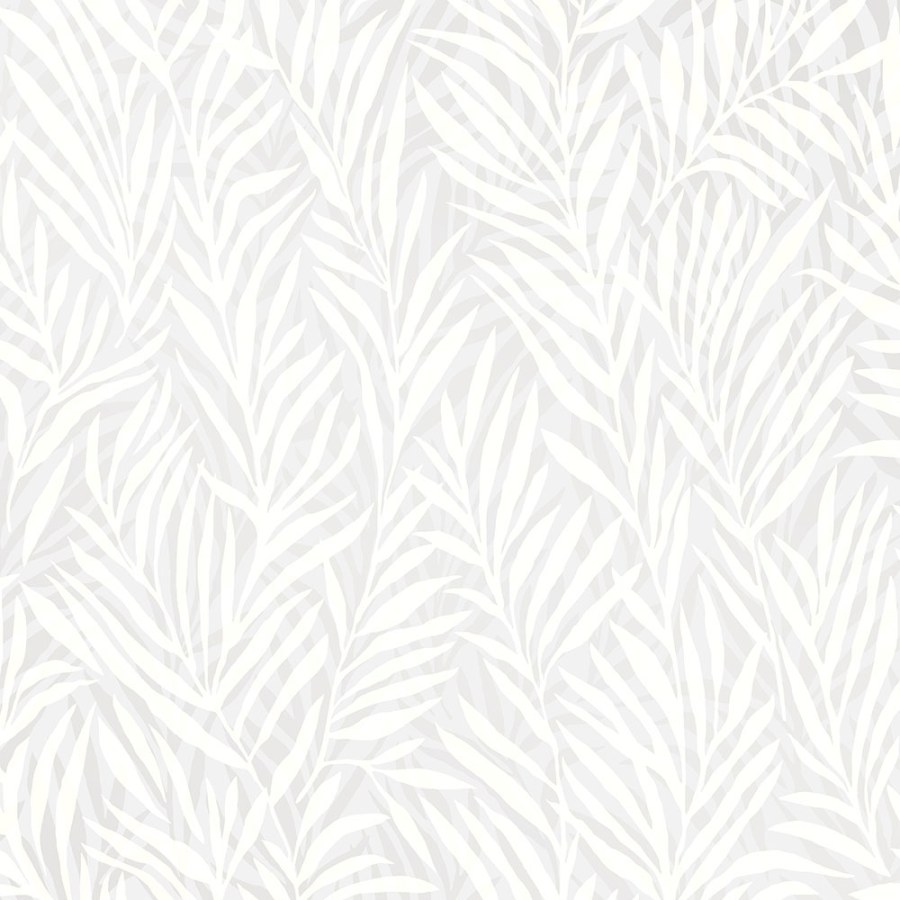 Šedá vliesová tapeta na zeď, Listy, M52500, Adéle, Ugépa - Vliesové tapety