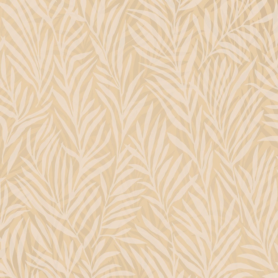 Žlutá vliesová tapeta na zeď, Listy, M52502, Adéle, Ugépa - Vliesové tapety