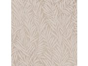 Béžová vliesová tapeta na zeď, Listy, M52507, Adéle, Ugépa