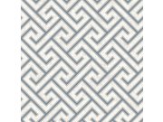Šedá geometrická vliesová tapeta na zeď, M54901, Adéle, Ugépa