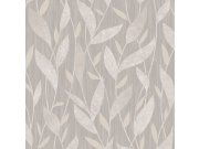 Hnědá vliesová tapeta na zeď, Listy, M56707, Adéle, Ugépa