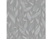Tapety Yara Ugépa - Šedá vliesová tapeta na zeď, Listy, M56709, Adéle, Ugépa Šedá vliesová tapeta na zeď, Listy, M56709, Adéle, Ugépa
