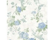 Šedá vliesová tapeta na zeď, Květy, M58001, Adéle, Ugépa