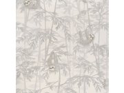 Tapety Yara Tapety dle materiálu Vliesové tapety - Šedá vliesová dětská tapeta s lenochody 220710, Doodleedo, BN Walls Šedá vliesová dětská tapeta s lenochody 220710, Doodleedo, BN Walls