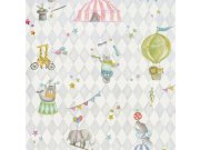 Dětská tapeta na zeď, zvířátka v cirkuse 220741, Doodleedo, BN Walls